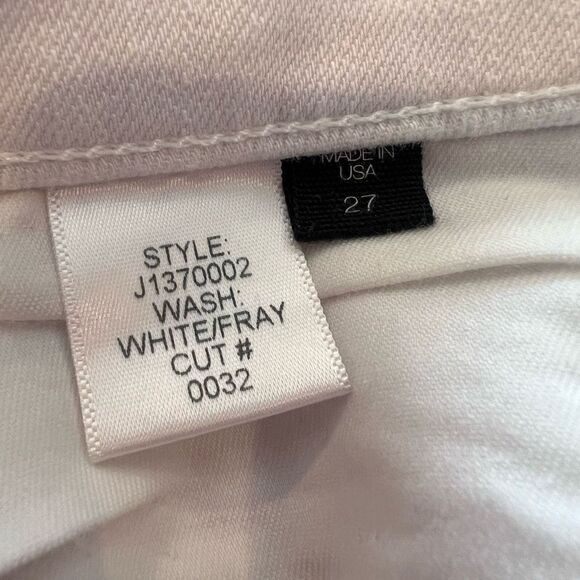 Veronica Beard Brooke 8.5” Skinny White Jeans Size 27 - Picture 7 of 9